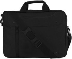 Beutel NLS500 15.6 inç deri Su Geçirmez El-Omuz Laptop Çantası Siyah