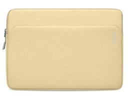 Tomtoc Light A18C2K3 13 inç Kumaş Su Geçirmez Kılıf Laptop Çantası Kum Rengi