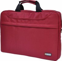 Classone Mila TL2562 15.6 inç Kumaş Su Geçirmez El-Omuz Laptop Çantası Kırmızı