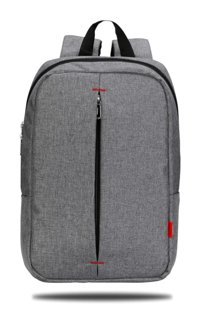 Classone Roma 15.6 inç Kumaş Su Geçirmez Sırt Laptop Çantası Gri