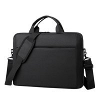 Aliuciku 15.6 inç Oxford Kumaş Su Geçirmez El-Omuz Laptop Çantası Siyah