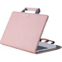 Szykd Book Stil 12 inç Kumaş Kılıf Laptop Çantası Pembe