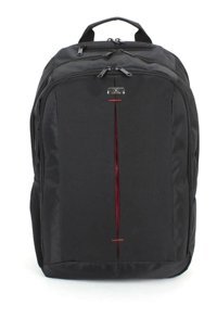Case Club 17.3 inç Polyester Su Geçirmez Sırt Laptop Çantası Siyah