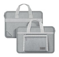 Novstrap Oxford 14 inç Oxford Kumaş Su Geçirmez El-Omuz Laptop Çantası Gri