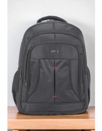 Terzi Bey 17.3 inç Kumaş Su Geçirmez Sırt Laptop Çantası Siyah