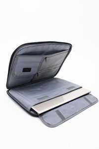 Ççs 71423 15-15.9 inç Polyester Su Geçirmez El-Omuz Laptop Çantası Gri