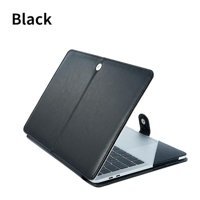 Jms A2338-A2159-A2289 13.3 inç Deri Su Geçirmez Kılıf Laptop Çantası Siyah