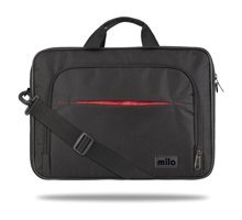 Classone Mila T300 15.6 inç Kumaş Su Geçirmez El-Omuz Laptop Çantası Siyah
