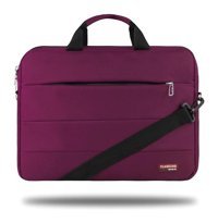 Classone Romeo TL2005 15.6 inç Kumaş Su Geçirmez El-Omuz Laptop Çantası Mor