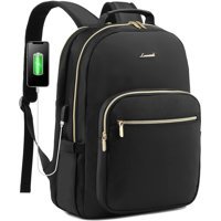 Lovevook 15.6 inç Naylon Kumaş Sırt Laptop Çantası Siyah