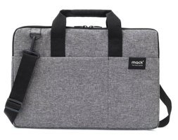 Mack CityFit MCC-704 15.6 inç Kumaş Su Geçirmez El-Omuz Laptop Çantası Gri