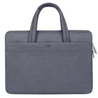 Aliuciku 13.3 inç Oxford Kumaş Su Geçirmez El-Omuz Laptop Çantası Koyu Gri