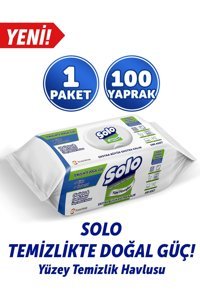 Solo Okaliptus&Çam Esintisi 100 Yaprak Islak Mendil