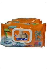 Freshmaker Aloe Vera 90 Yaprak 3'lü Islak Mendil