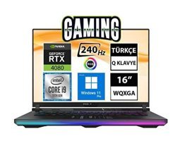 Asus ROG Strix Scar 16 G634JZ-NM043A6 Harici GeForce RTX 4080 Intel Core i9 13980HX 32 GB Ram 1 TB SSD 16 inç QHD+ Windows 11 Pro Laptop