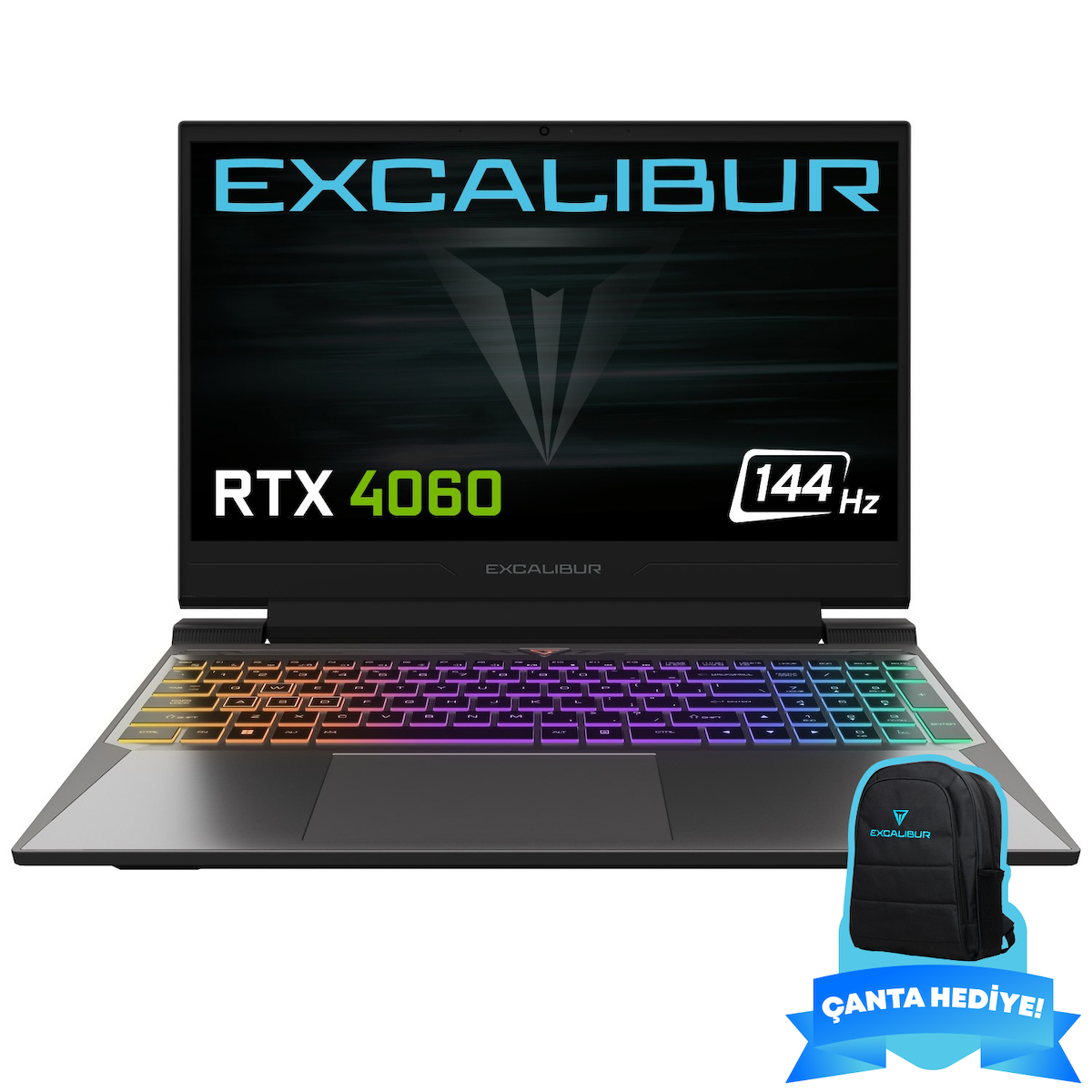 Casper Excalibur G870.1362-DNB0X-B Harici GeForce RTX 4060 Intel Core i7 13620H 32 GB Ram 2 + 2 TB SSD 15.6 inç Full HD Freedos Laptop