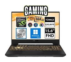 Asus TUF Gaming F15 FX507Zc4-Hn008W Harici GeForce RTX 3050 Intel Core i7 12700H 16 GB Ram 512 GB SSD 15.6 inç Full HD Windows 11 Home Laptop