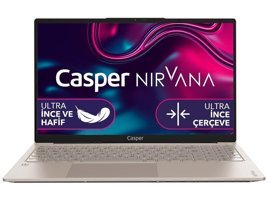 Casper Nirvana X600.1235-BV00R-K-F Dahili Iris Xe Graphics Eligible Intel Core i5 1235U 16 GB Ram 500 GB SSD 15.6 inç Full HD Windows 11 Pro Laptop