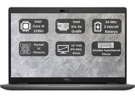 Dell Latitude 3440 Dahili Iris Xe Graphics Eligible Intel Core i5 1235U 32 GB Ram 256 GB SSD 14 inç Full HD Windows 11 Pro Laptop