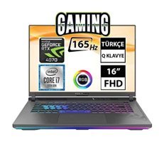 Asus ROG Strix G16 G614JI-N3188 Harici GeForce RTX 4070 Intel Core i7 13650HX 16 GB Ram 1 TB SSD 16 inç WUXGA Freedos Laptop