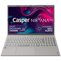 Casper Nirvana C550.1255-DF00A-G-F Dahili Iris Xe Graphics Eligible Intel Core i7 1255U 32 GB Ram 1 TB SSD 15.6 inç Full HD Windows 11 Laptop