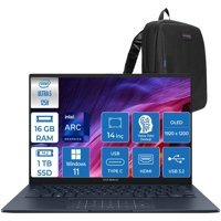 Asus Zenbook 14 QD089WP02 Dahili Intel ARC Graphics Intel Core Ultra 5 125H 16 GB Ram 1 TB SSD 14 inç Full HD Windows 11 Pro Laptop + Zetta Çanta
