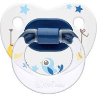 Wee Baby Desenli Damaklı 18+ Ay Damaklı Silikon Emzik Çok Renkli