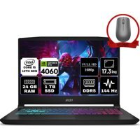 MSI Katana 17 B12VFK-1031XTR-A10 Harici GeForce RTX 4060 Intel Core i5 12450H 24 GB Ram 1 TB SSD 17.3 inç Full HD Freedos Laptop + Anzar Mouse