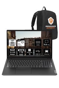 Lenovo Nb V15 Gen3 82TT00A6TX Dahili Iris Xe Graphics Eligible Intel Core i5 1235U 12 GB Ram 1 TB SSD 15.6 inç Full HD Windows 11 Pro Laptop + PER4 Çanta
