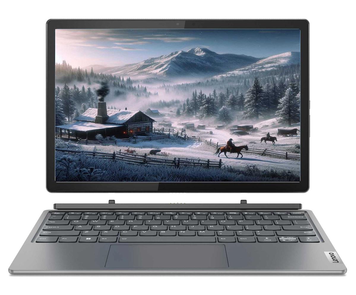 Lenovo IdeaPad Duet 5 82TQ004XTX04 Dahili Iris Xe Graphics Eligible Intel Core i5 1235U 8 GB Ram 512 GB SSD 12.4 inç QHD Windows 11 Pro Dokunmatik Laptop + CNT005 Çanta
