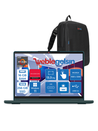 Lenovo Yoga 6 L83B2008RTXWP01 Harici Radeon Graphics AMD Ryzen 7 7730U 16 GB Ram 256 GB SSD 13.3 inç WUXGA Windows 11 Pro Laptop