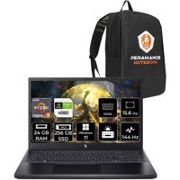 Acer Nitro V 15 NHQSFEY004P391 Harici GeForce RTX 4060 AMD Ryzen 5 7535HS 24 GB Ram 256 GB SSD 15.6 inç Full HD Windows 11 Pro Gaming Laptop + PER4 Çanta