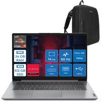 Lenovo IdeaPad L82R3007DTXH04 Harici AMD Radeon RX Vega 8 AMD Ryzen 7 5700U 24 GB Ram 512 GB SSD 14 inç Full HD Windows 11 Home Laptop + Zetta Çanta