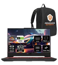 Asus TUF Gaming A15 LP052 Harici GeForce RTX 4050 AMD Ryzen 7 7735HS 8 GB Ram 256 GB SSD 15.6 inç Full HD Freedos Gaming Laptop + PER4 Çanta