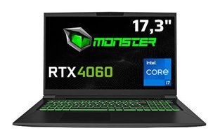 Monster TuLPar T7 V20.6.9 Harici GeForce RTX 4060 Intel Core i7 13700H 64 GB Ram 1 TB SSD 17.3 inç Full HD Windows 11 Home Laptop