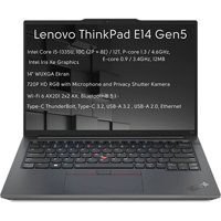 Lenovo ThinkPad E14 Gen5 21JL0020TX O4 Dahili Iris Xe Graphics Eligible Intel Core i5 1335U 16 GB Ram 2 TB SSD 14 inç WUXGA Freedos Laptop