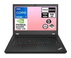Lenovo ThinkPad P17 Gen2 20YU0028TX-031 Harici Quadro T1200 Intel Core i7 11800H 128 GB Ram 4 TB SSD 17.3 inç Full HD Windows 11 Pro Laptop
