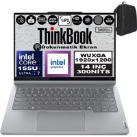 Lenovo ThinkBook 14 Gen4 IML 21MX002VTRP15 Dahili Graphics Intel Core Ultra 7 155U 40 GB Ram 2 TB SSD 14 inç WUXGA Windows 11 Pro Dokunmatik Laptop + Zetta Çanta
