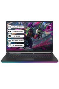 Asus ROG Strix Scar 18 G834JYR-N6100 Harici GeForce RTX 4090 Intel Core i9 14900HX 32 GB Ram 2 TB SSD 18 inç QHD+ Freedos Gaming Laptop