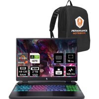 Acer Nitro 16 NHQSLEY001P329 Harici GeForce RTX 4070 AMD Ryzen 7 8845HS 48 GB Ram 2 TB SSD 16 inç QHD+ Freedos Gaming Laptop + PER4 Çanta