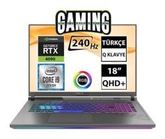 Asus RS Scar 18 G834JY-N6041A1 Harici GeForce RTX 4090 Intel Core i9 13980HX 64 GB Ram 512 GB SSD 18 inç QHD Freedos Gaming Laptop