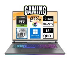 Asus ROG Strix Scar 18 G834JY-N6041A4 Harici GeForce RTX 4090 Intel Core i9 13980HX 32 GB Ram 2 TB SSD 18 inç QHD Windows 11 Gaming Laptop
