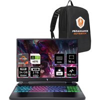 Acer Nitro 16 NHQSLEY001P314 Harici GeForce RTX 4070 AMD Ryzen 7 8845HS 24 GB Ram 2 TB SSD 16 inç QHD+ Freedos Gaming Laptop + PER4 Çanta
