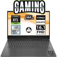 Hp Omen 16-K0010NT 7H8Z7EA04 Harici GeForce RTX 3060 Intel Core i7 12700H 32 GB Ram 1 TB SSD 16.1 inç Full HD Freedos Gaming Laptop