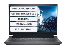 Dell G15 5530 G155530005U Harici GeForce RTX 3050 Intel Core i7 13650HX 16 GB Ram 1 TB SSD 15.6 inç Full HD Ubuntu Gaming Laptop