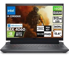 Dell G15 5530 G155530017U BT37 Harici GeForce RTX 4060 Intel Core i9 13900HX 16 GB Ram 512 GB SSD 15.6 inç Full HD Windows 11 Home Gaming Laptop