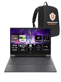 Hp Victus 16 A05N6EA Harici GeForce RTX 4070 AMD Ryzen 7 8840H 64 GB Ram 1 TB SSD 16.1 inç Full HD Windows 11 Pro Gaming Laptop + PER4 Çanta