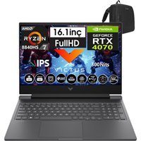 Hp Victus 16 S1035NT WA1UZ2EA05 Harici GeForce RTX 4070 AMD Ryzen 7 8840HS 32 GB Ram 512 GB SSD 16 inç Full HD Freedos Gaming Laptop + Weblegelsin Çanta