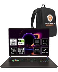 MSI Vector 16 A13VHG-495TR Harici GeForce RTX 4080 Intel Core i7 13700HX 16 GB Ram 256 GB SSD 16 inç Full HD Freedos Gaming Laptop + PER4 Çanta