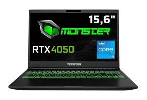 Monster Abra A5 V20.3.1 Harici GeForce RTX 4050 Intel Core i7 13700H 16 GB Ram 1 TB SSD 15.6 inç Full HD Windows 11 Gaming Laptop